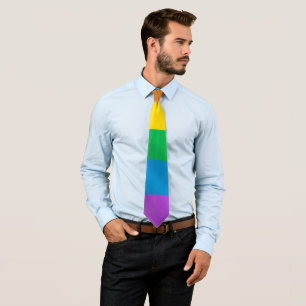 Rainbow LGBT flag Tie