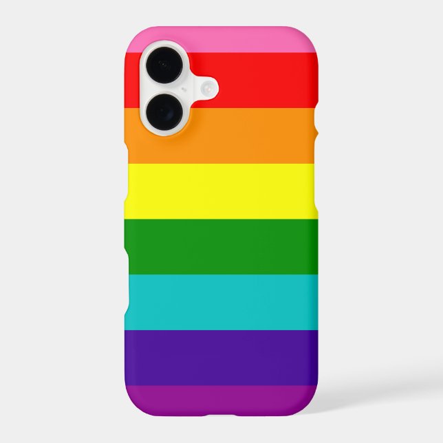 Rainbow LGBT gay flag Phone Case (Back)