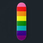 Rainbow LGBT gay flag Skateboard<br><div class="desc">Rainbow LGBT gay flag Skateboard</div>