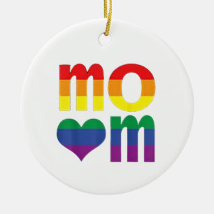 Rainbow LGBT Pride Month Mother's Day LGBT Ceramic Tree Decoration