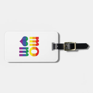 Rainbow LGBT Pride Month Mother's Day LGBT Luggage Tag