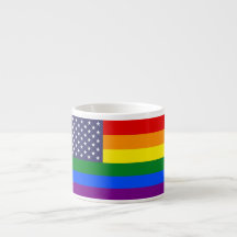 Rainbow LGBTQ American Pride Diversity Flag