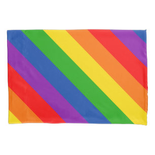 Rainbow LGBTQ+ Pride Flag, Gay Pride Colours Pillowcase