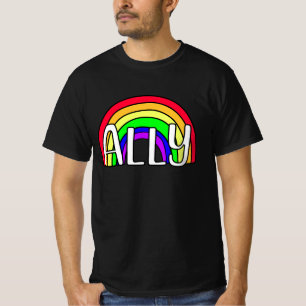 Rainbow LGBTQIA+ Ally Pride Flag T-Shirt