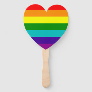 RAINBOW LGBTQIA+ HAND FAN