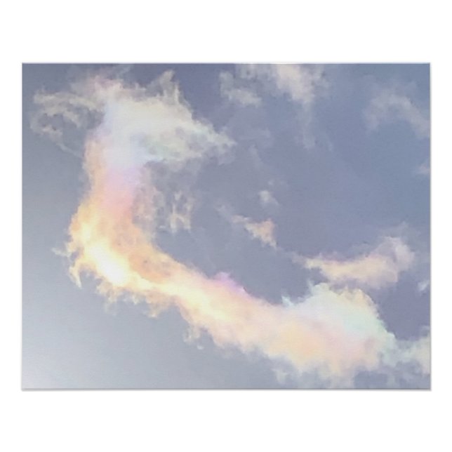 Rainbow Light in the Japanese Sky Poster (Front)
