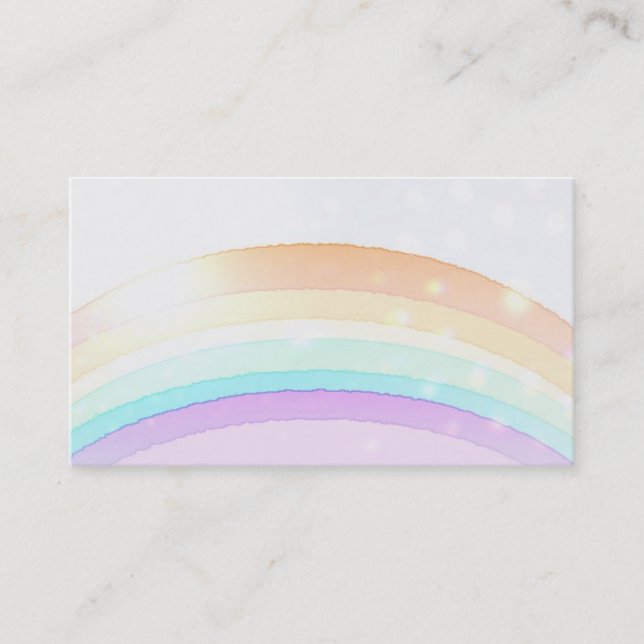Rainbow Light,Spiritual,Reiki,Business Cards (Front)