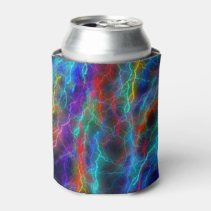 Rainbow Lightning Storm Can Cooler