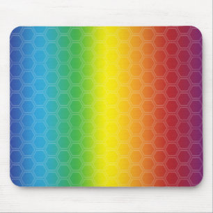 Rainbow lights mouse pad. mouse pad