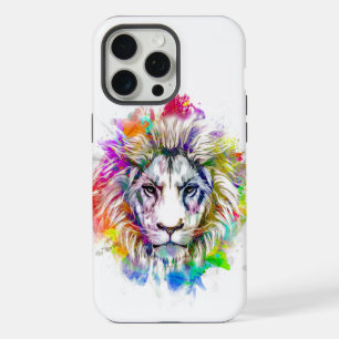 Rainbow Lion iPhone 15 Pro Max Case