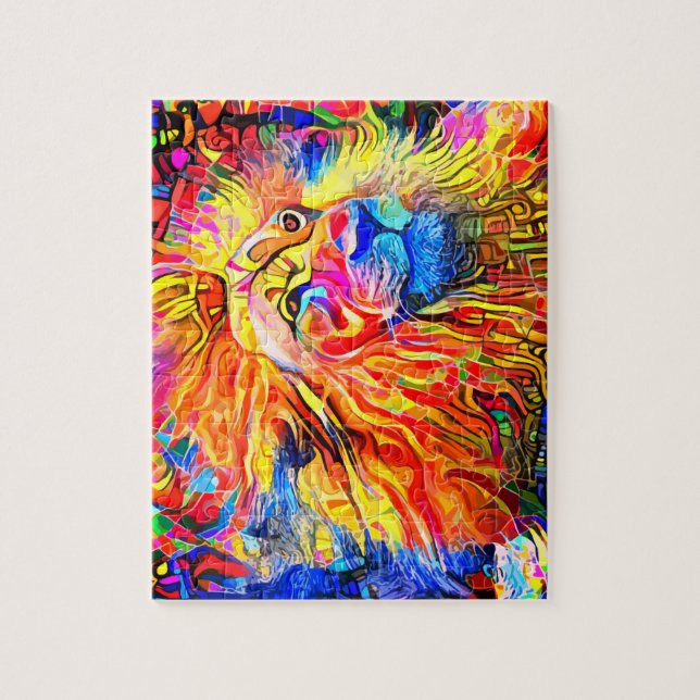 Rainbow Lion Jigsaw Puzzle (Vertical)