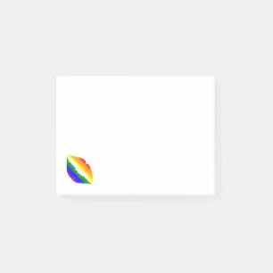 Rainbow Lips Post-it Notes