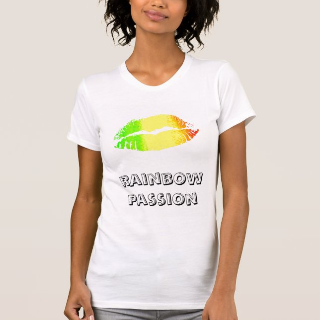 Rainbow Lips T-Shirt (Front)