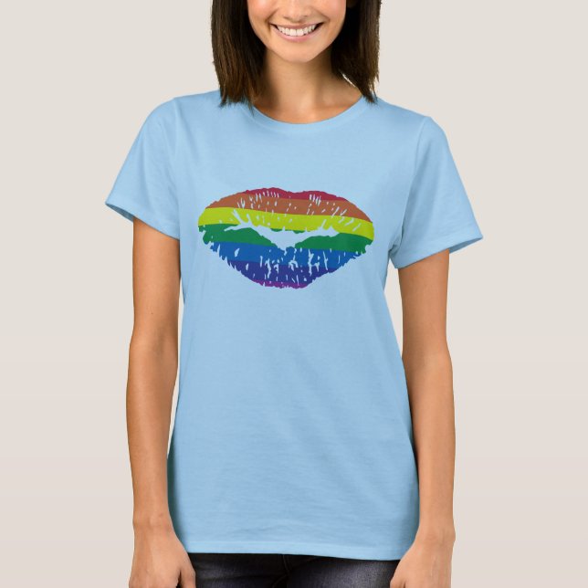 Rainbow Lips T-Shirt (Front)
