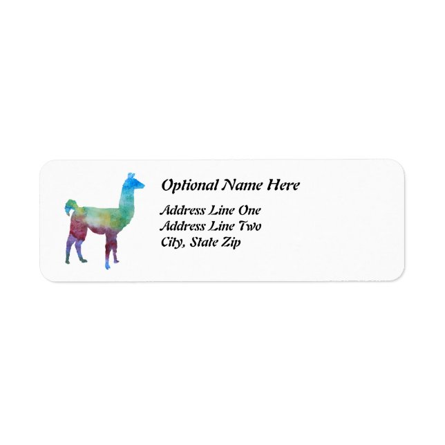 Rainbow Llamas (Front)