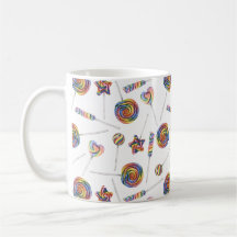 Rainbow Lollipops Coffee Mug