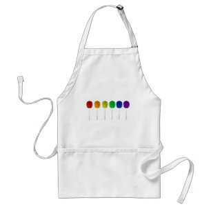 Rainbow Lollipops Standard Apron