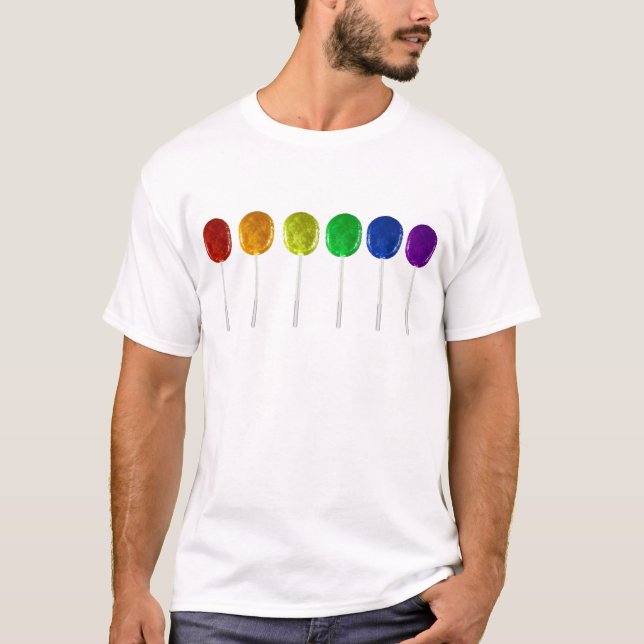 Rainbow Lollipops T-Shirt (Front)