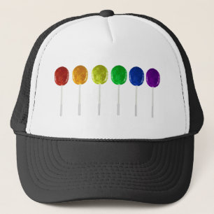 Rainbow Lollipops Trucker Hat