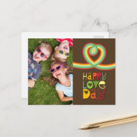 Rainbow Loopy Heart Colourful Valentine's Day Phot