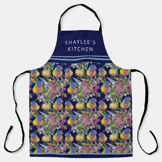 Rainbow Lorikeet Apron (Front)