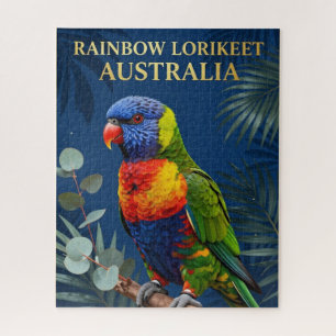 🦜 Rainbow Lorikeet Australia Tropical Bird Jigsaw Puzzle