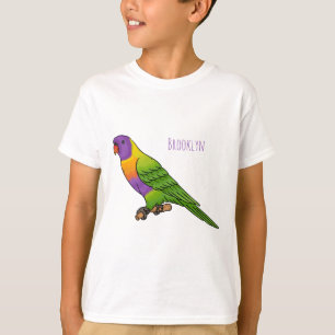 Rainbow lorikeet bird cartoon illustration  T-Shirt