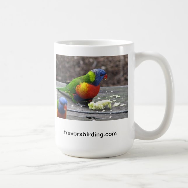Rainbow Lorikeet Coffee Mug (Right)