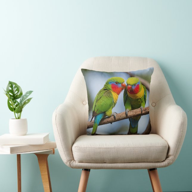 Rainbow Lorikeets Cushion (Chair)