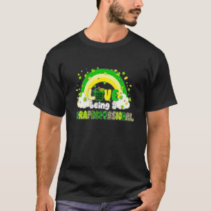 Rainbow Love Being A Paraprofessional St Patricks T-Shirt