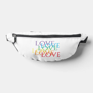 RAINBOW LOVE Fanny Pack