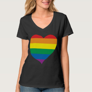 Rainbow Love Heart, Gay Pride, Love Wins T-Shirt