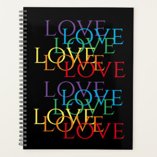 RAINBOW LOVE II 8x11 Planner Calendar