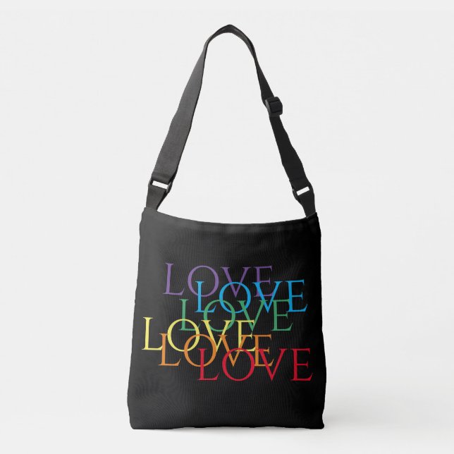 RAINBOW LOVE II Cross Body Bag  (Front)
