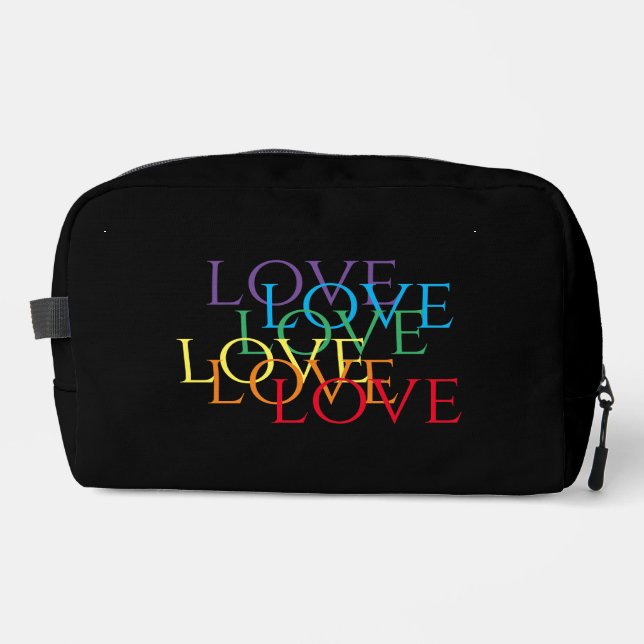 RAINBOW LOVE II Dopp Kit Bag (Front)