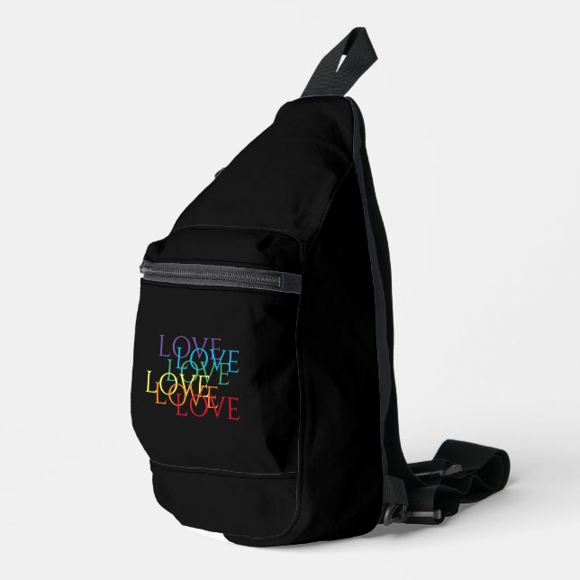 RAINBOW LOVE II Sling Bag (Right Corner)