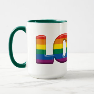 rainbow love Mug