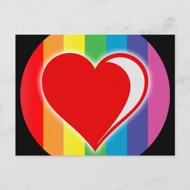 rainbow love. postcard (Front)
