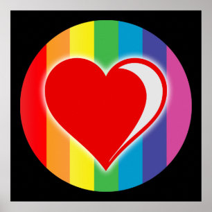 rainbow love. poster