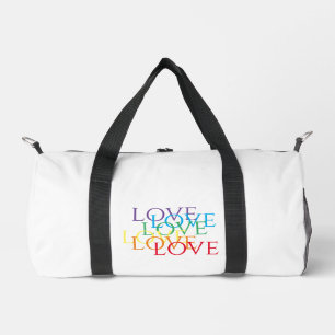 RAINBOW LOVE Small Duffel Bag