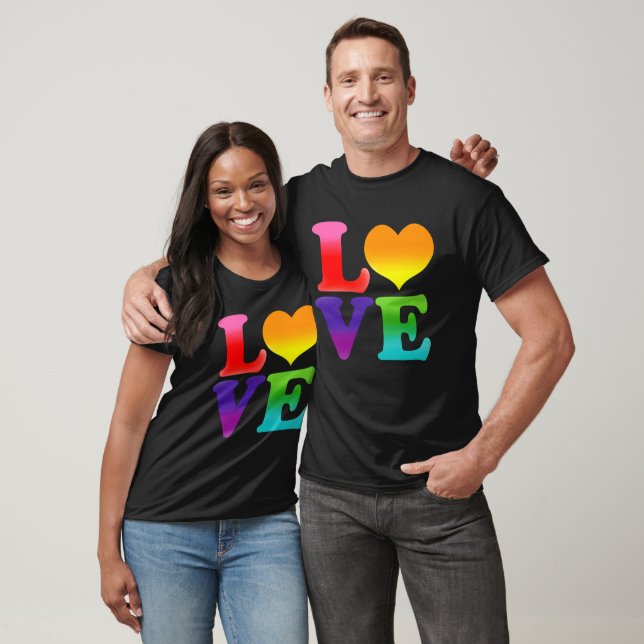 Rainbow Love T-Shirt (Unisex)