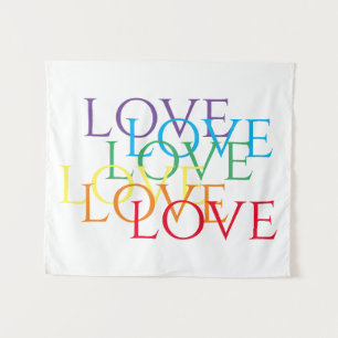 RAINBOW LOVE Tapestry