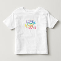 RAINBOW LOVE Toddler T-Shirt