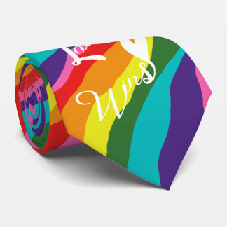 Rainbow Love Wins Tie