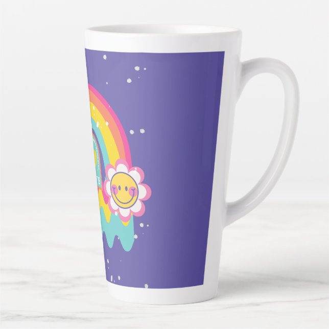 Rainbow Love yourself Latte Mug (Right)