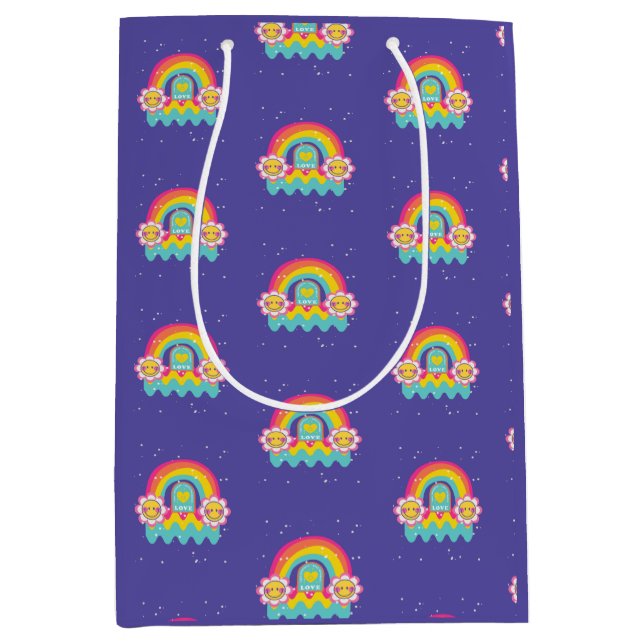 Rainbow Love yourself Medium Gift Bag (Front)