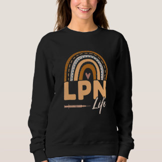 Rainbow Lpn Life Medical Nursing Licensed Practi Sweatshirt