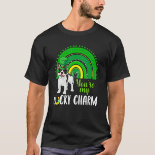 Rainbow Lucky Charm French Bulldog Dog St Patrick T-Shirt