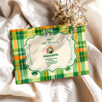 Rainbow Lucky Little Shamrock Diapper Raffle