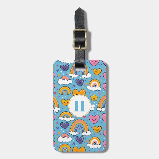 Rainbow Luggage Tag (Front Vertical)